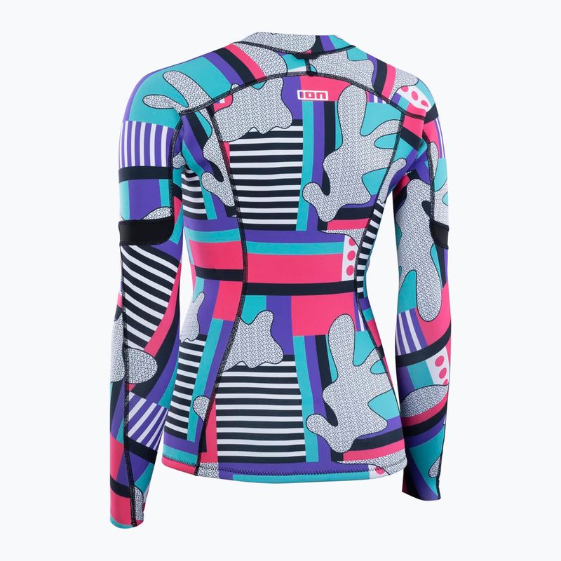 Dámské plavecké triko Longsleeve ION Neo Zip Top 1.5 capsule statement 3