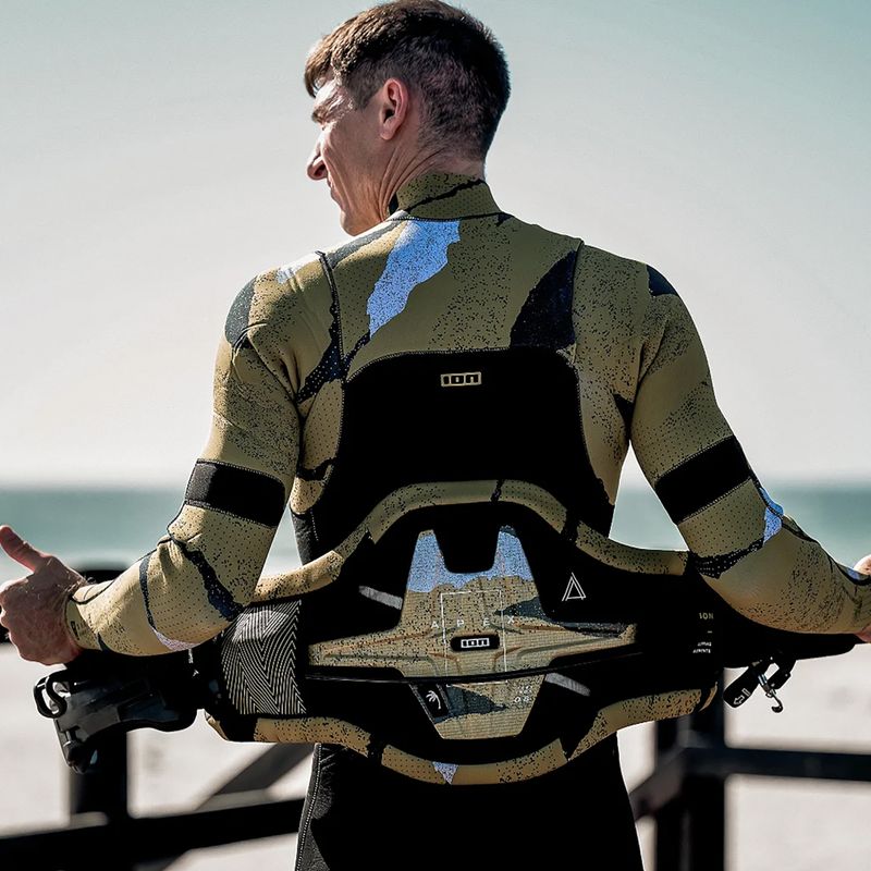 Pánský trapéz na kitesurfing ION Kite Waist Apex black/dark amber 4