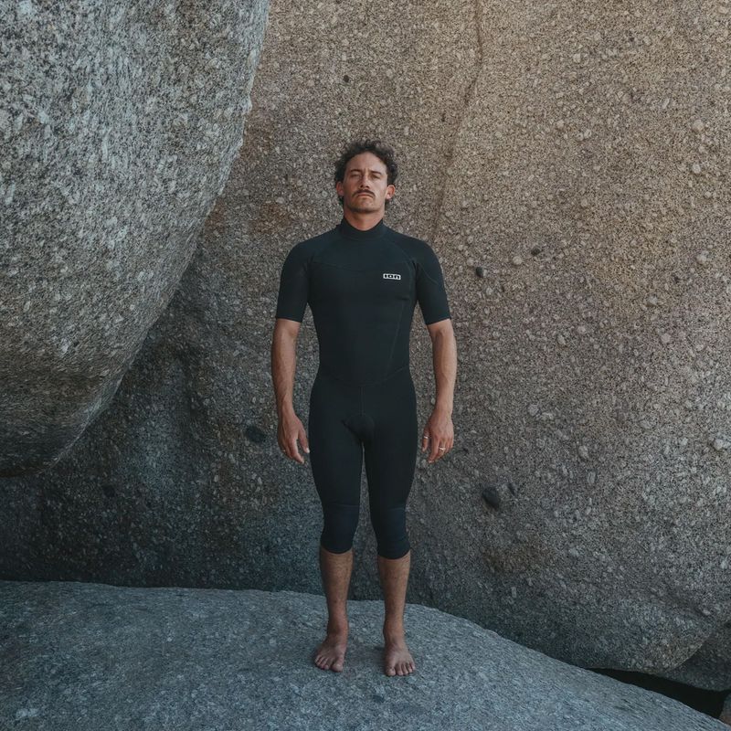 Pánská neoprenová kombinéza ION Element 3/2 mm Overknee Back Zip black 5