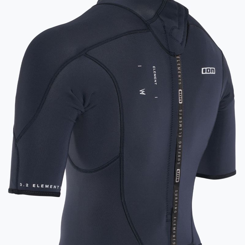 Pánský plavecký neopren ION Element 3/2 Overknee Back Zip blue nights 4