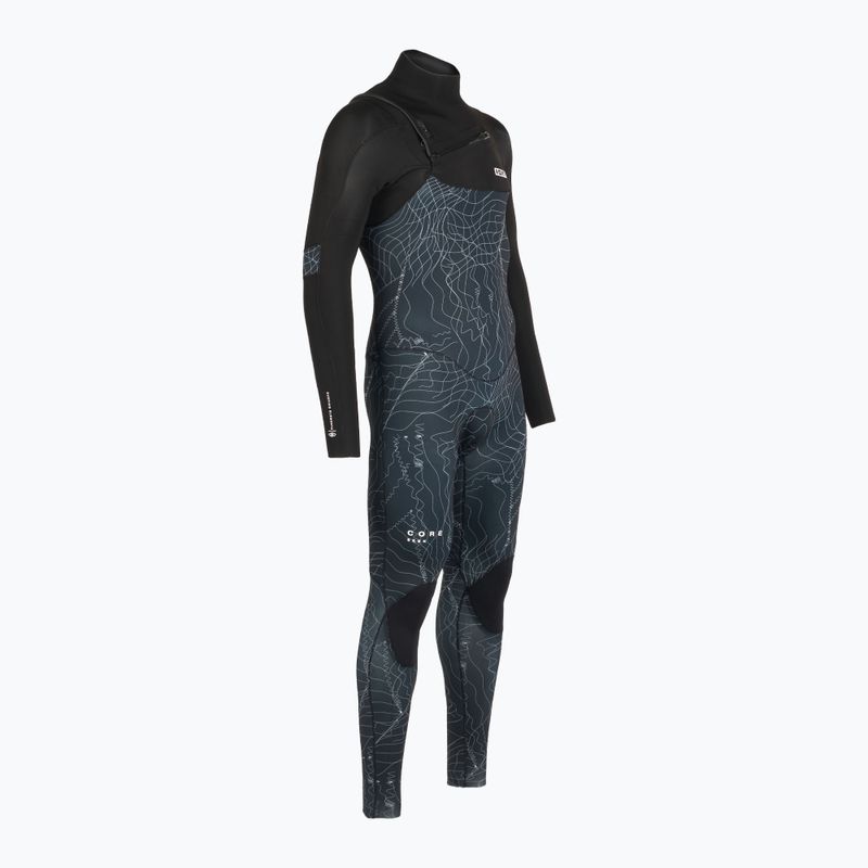 Pánský neopren ION Seek Core 3/2 mm Front Zip distorted black