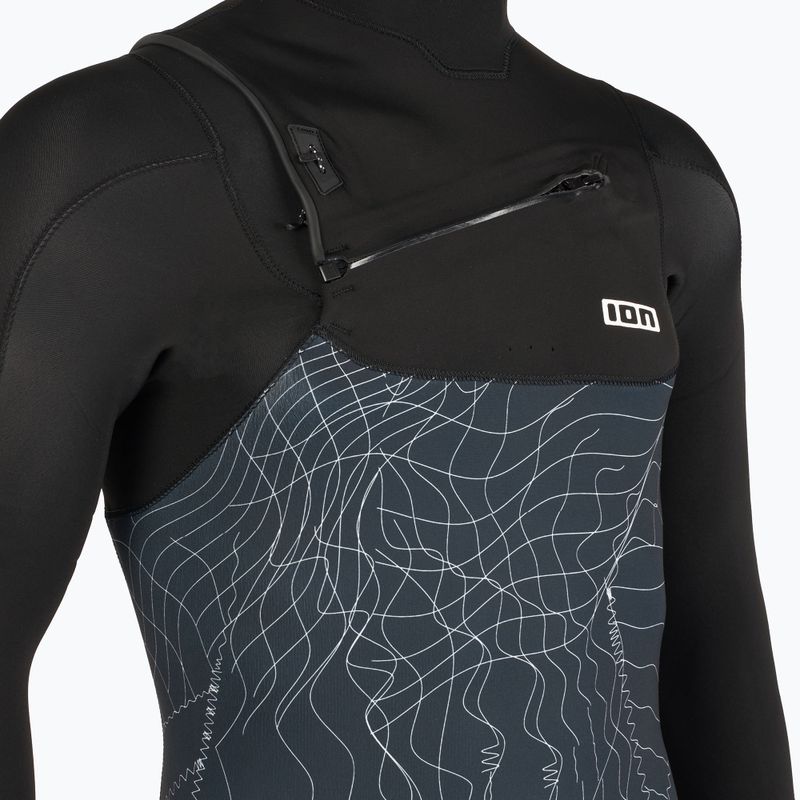 Pánský neopren ION Seek Core 3/2 mm Front Zip distorted black 4