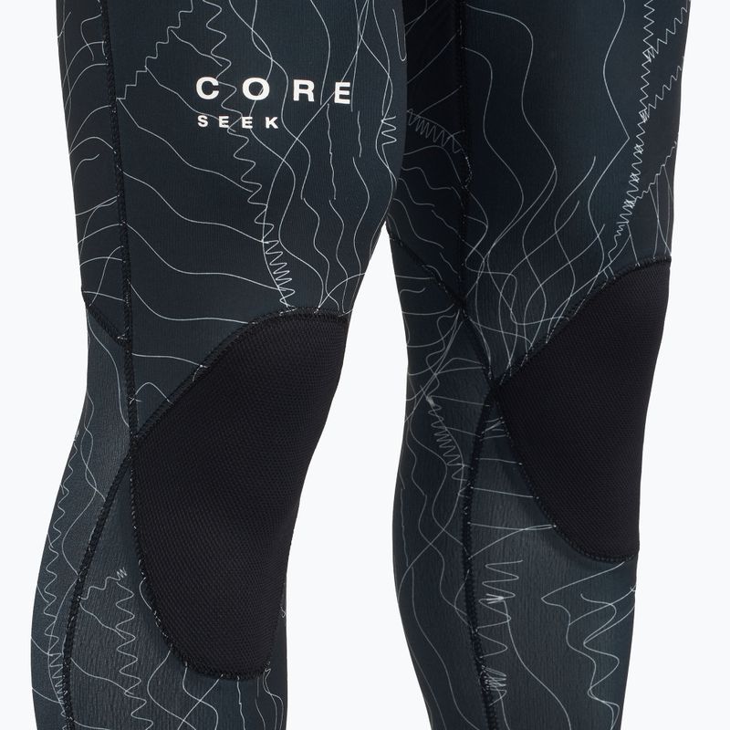 Pánský neopren ION Seek Core 3/2 mm Front Zip distorted black 6
