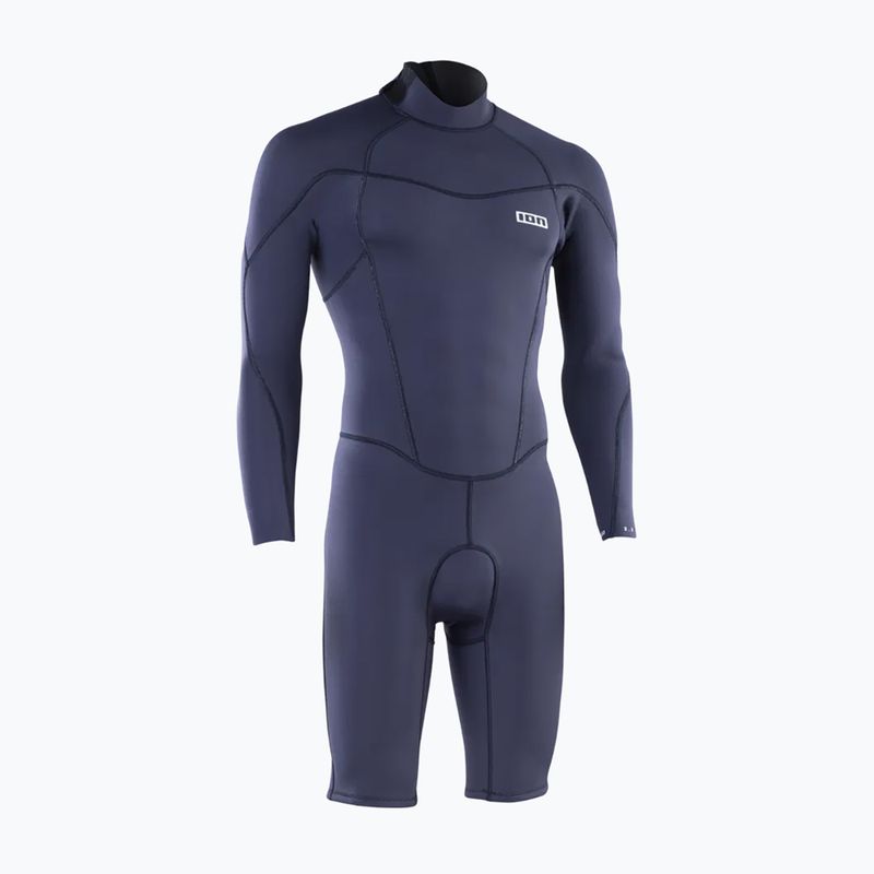 Pánská neoprenová kombinéza ION Element 2/2 mm Shorty Back Zip blue nights
