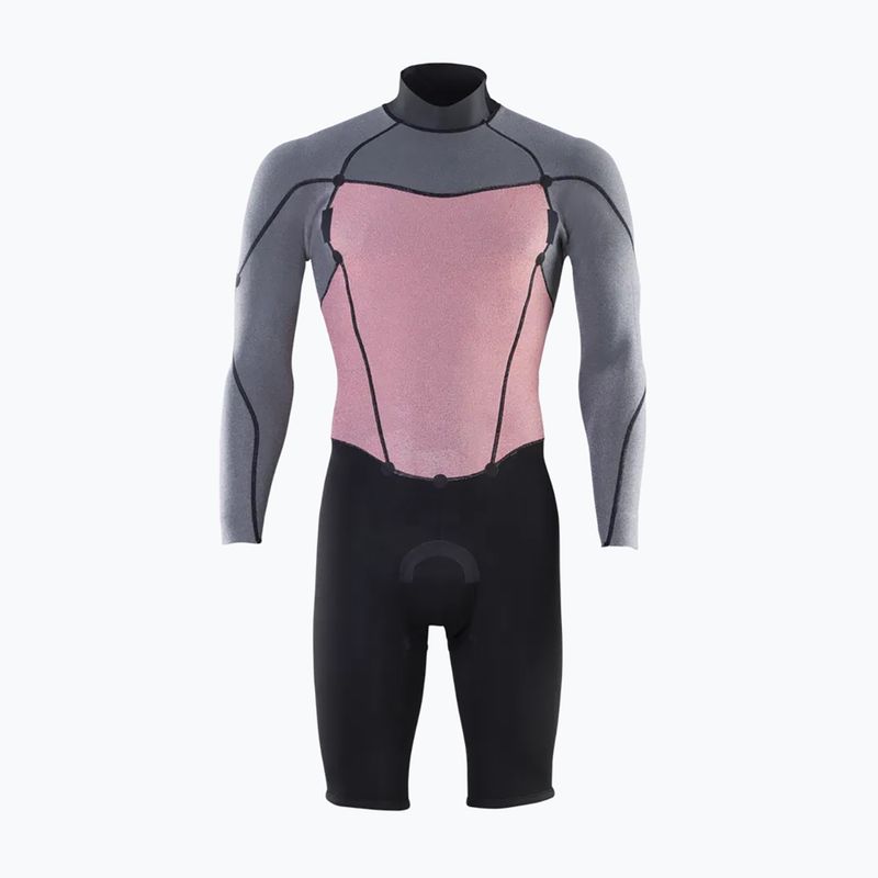Pánská neoprenová kombinéza ION Element 2/2 mm Shorty Back Zip blue nights 3