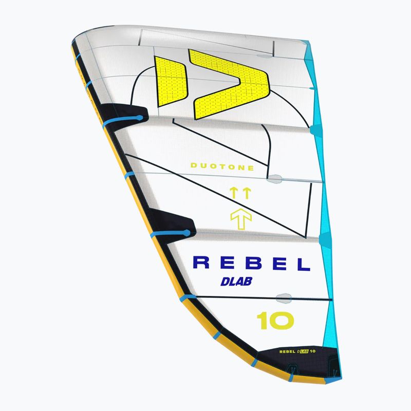 Kitesurfingový drak Drak DUOTONE Rebel D/Lab 2025 light grey/lime 3