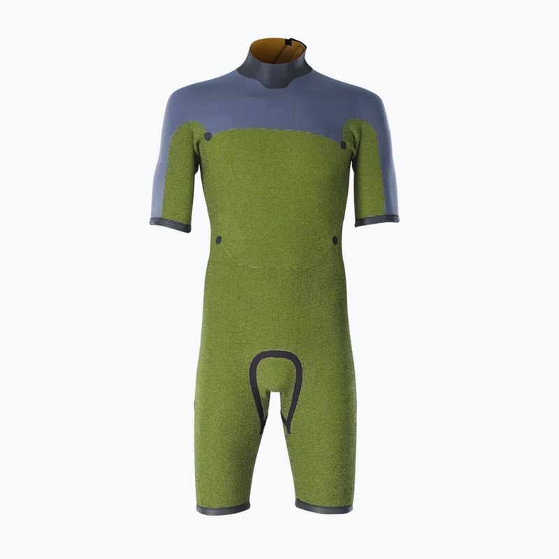 Pánská neoprenová kombinéza ION Seek Core 2/2 mm Shorty Back Zip gold burst 3