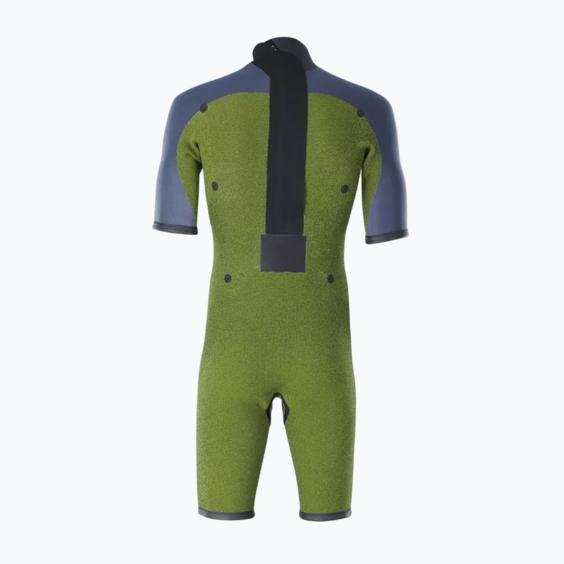 Pánská neoprenová kombinéza ION Seek Core 2/2 mm Shorty Back Zip gold burst 4