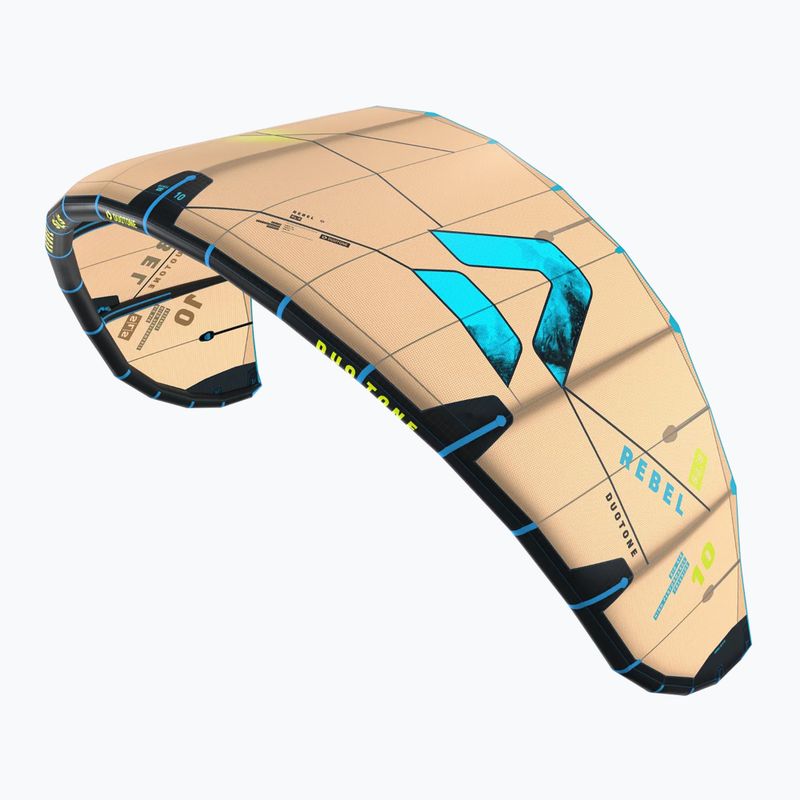 Kite na kitesurfing DUOTONE Rebel SLS 2026 sand/turquoise 2