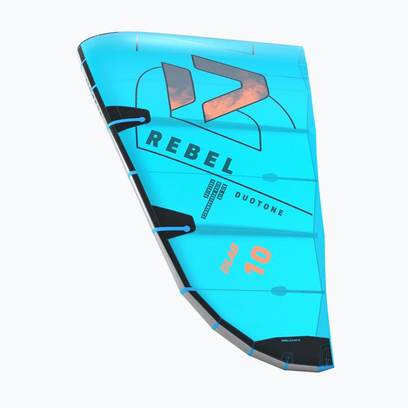 Kitesurfingový drak Duotone Rebel D/LAB Turquoise/Grey 3