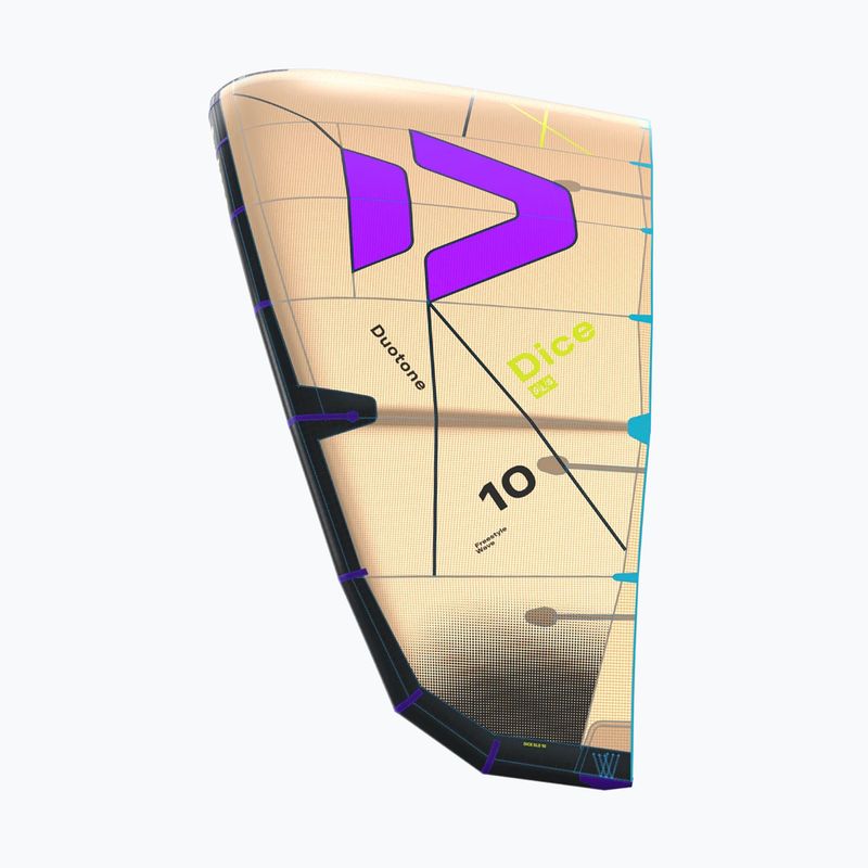 Kitesurfingový drak Duotone Dice SLS sand/purple 3