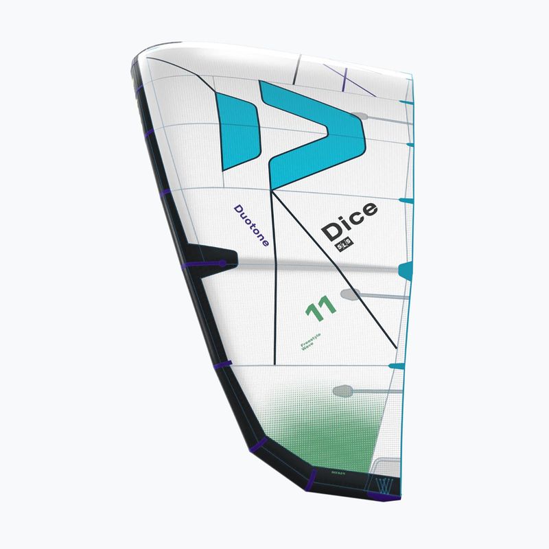 Kitesurfingový drak Duotone Dice SLS undyed/turquoise 3