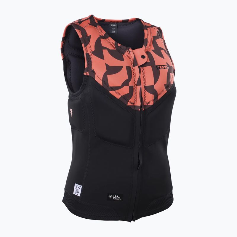 Dámská ochranná vesta ION Ivy Front Zip tiger coral 3