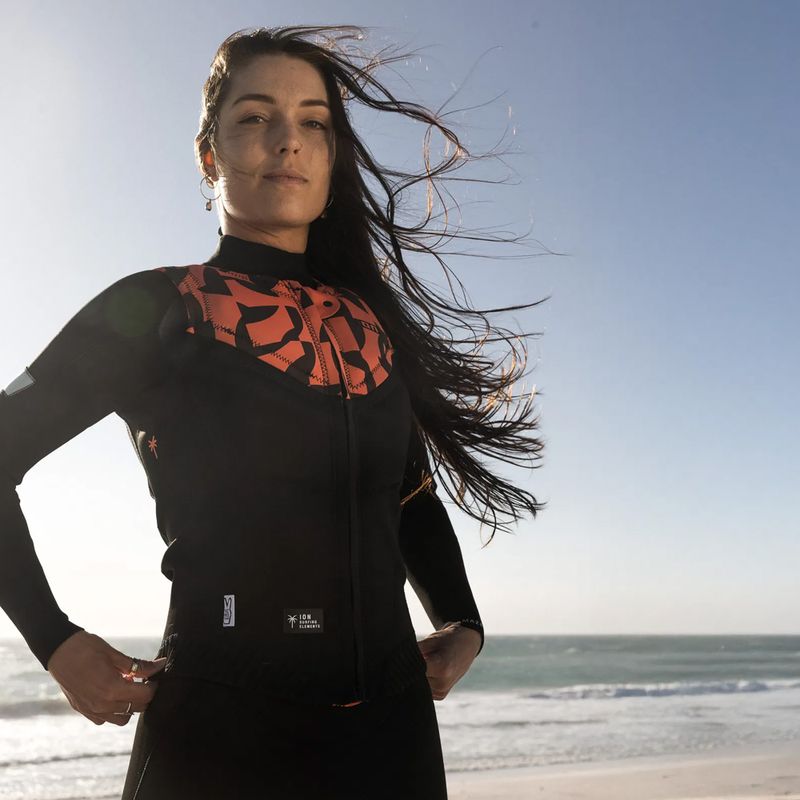 Dámská ochranná vesta ION Ivy Front Zip tiger coral 7