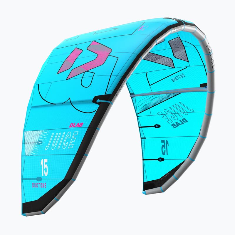 Kitesurfingový drak Duotone Juice D/LAB turquoise/grey 2