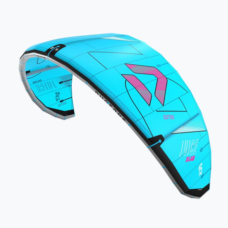 Kitesurfingový drak Duotone Juice D/LAB turquoise/grey 3