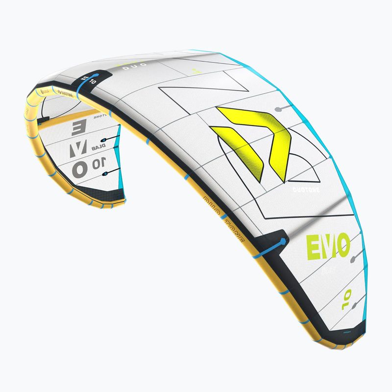 Kitesurfingový drak Duotone Evo D/LAB grey/lime 2