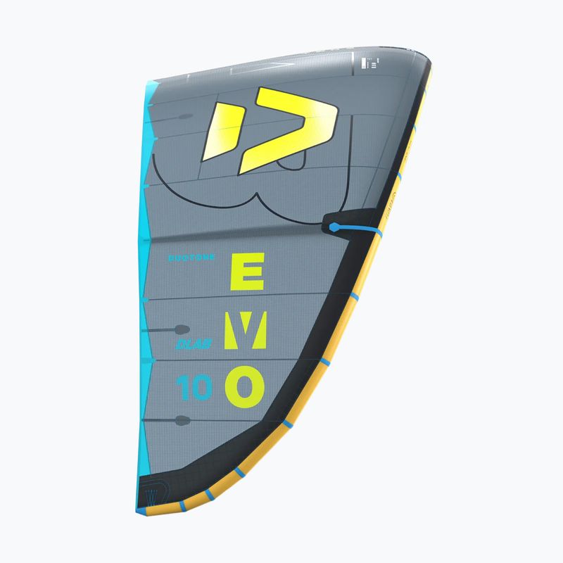 Kitesurfingový drak Duotone Evo D/LAB dark grey/lime 3