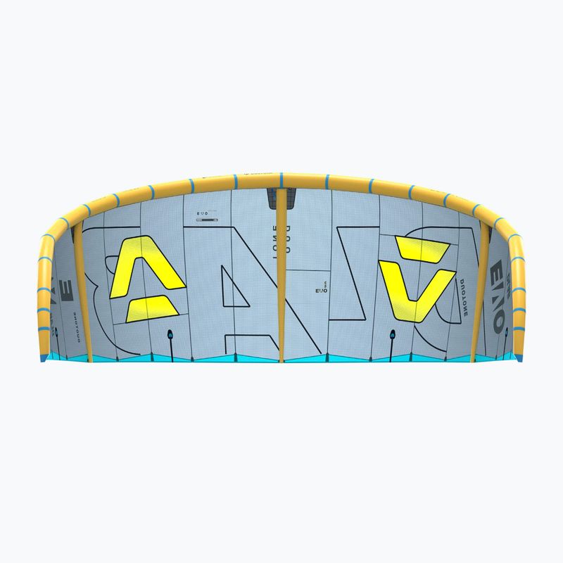 Kitesurfingový drak Duotone Evo D/LAB dark grey/lime 6