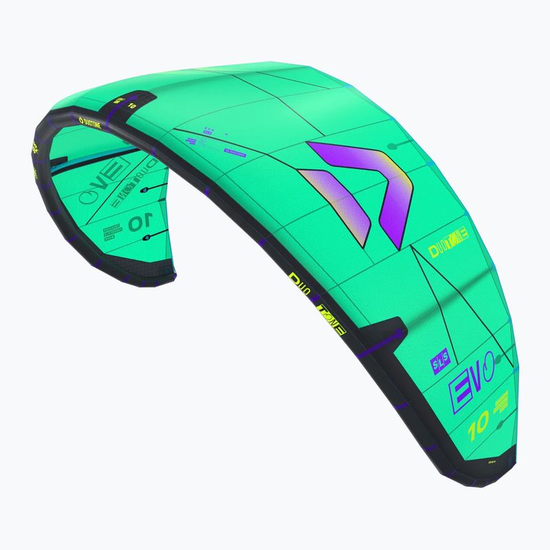 Kite na kitesurfing DUOTONE Evo SLS 2026 green purple 2
