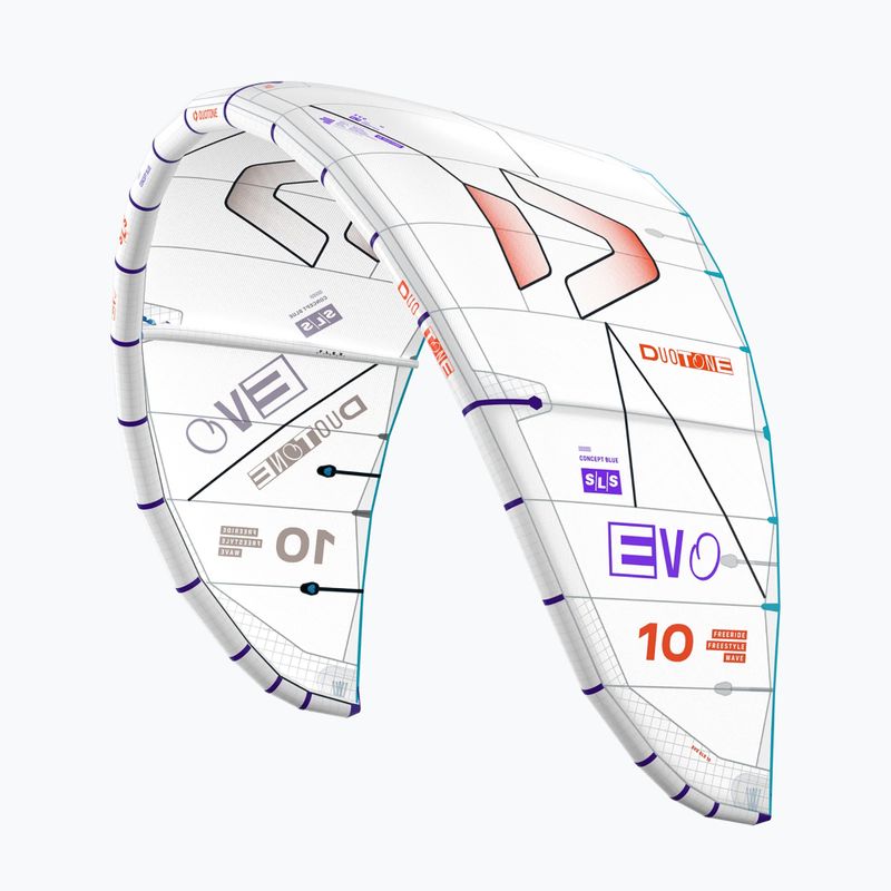 Kitesurfingový drak Duotone Evo SLS Concept Blue undyed