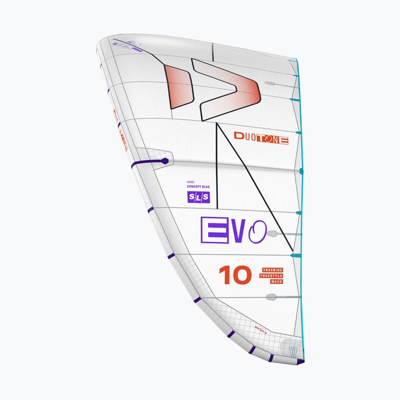 Kitesurfingový drak Duotone Evo SLS Concept Blue undyed 4
