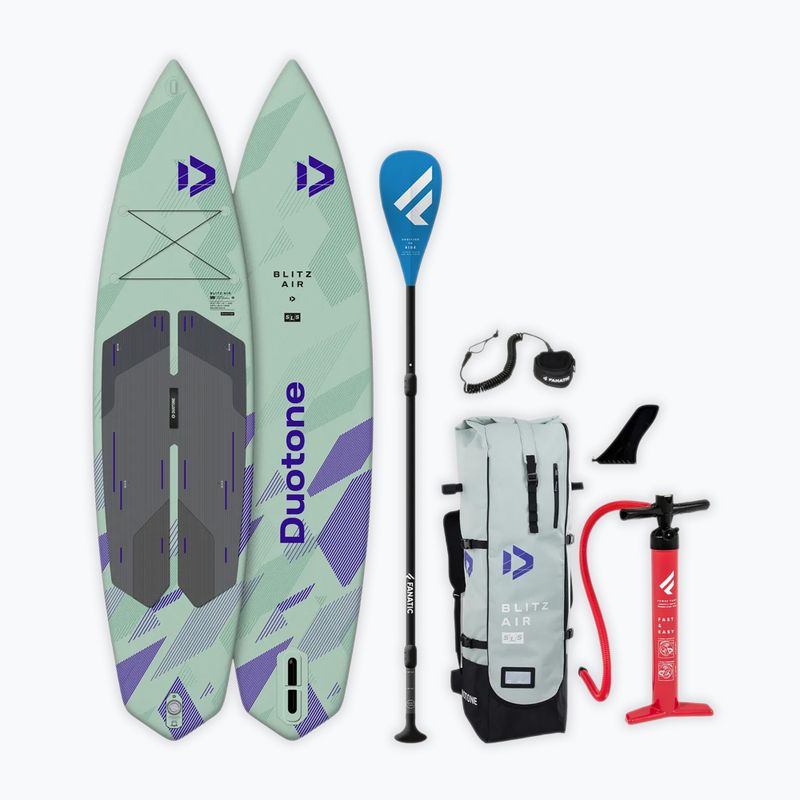 Nafukovací paddleboard sada DUOTONE iSUP Package Blitz Air SLS pale green