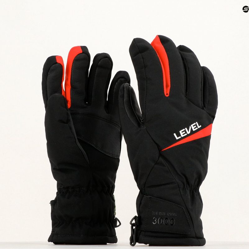 Pánské lyžařské rukavice Level Alpine red 7