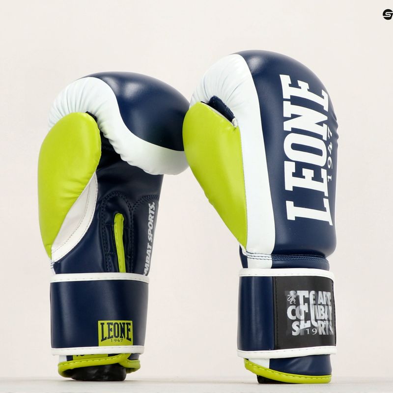 Boxerské rukavice LEONE 1947 Logo Wacs Boxing blue 11