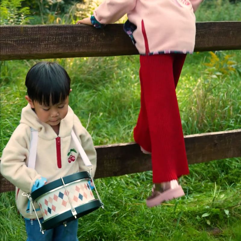 Dětská fleecová mikina KID STORY Teddy dusty pink 12