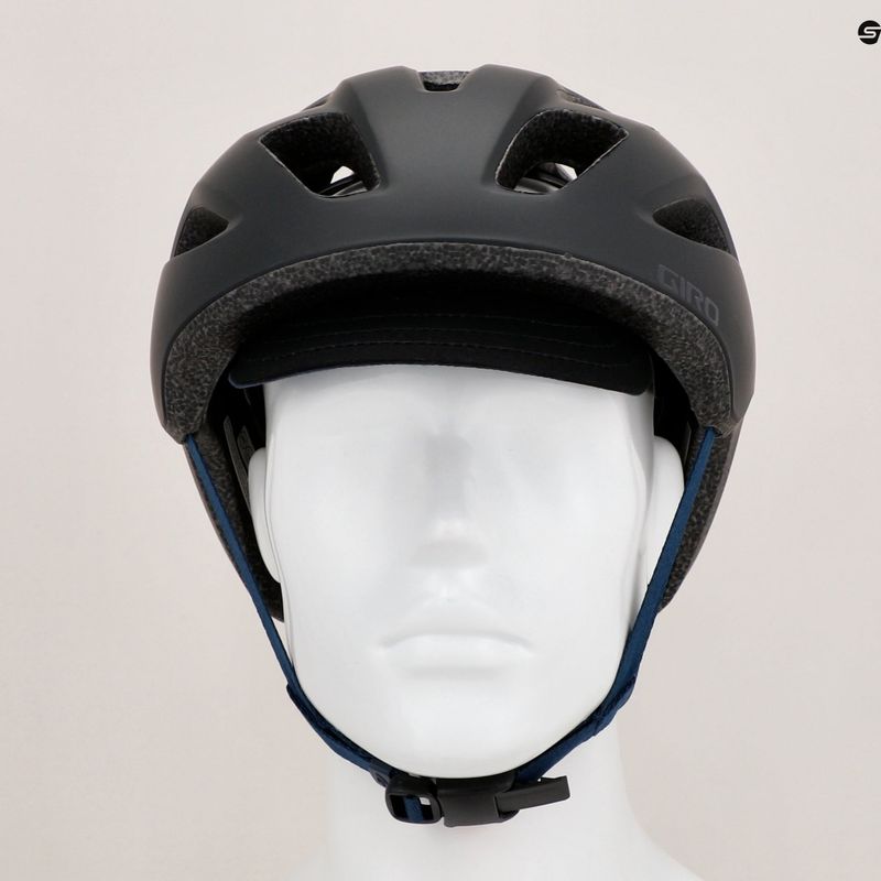 Cyklistická helma Giro Cormick Integrated MIPS XL matte black/dark blue 9