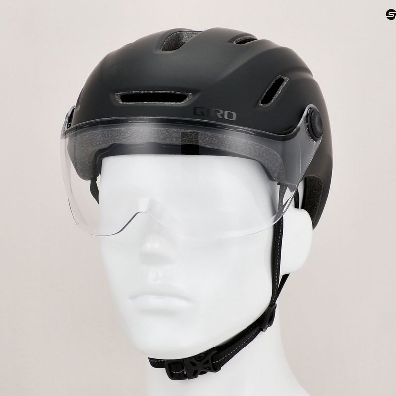 Cyklistická helma Giro Evoke Shield Integrated MIPS matte black 12