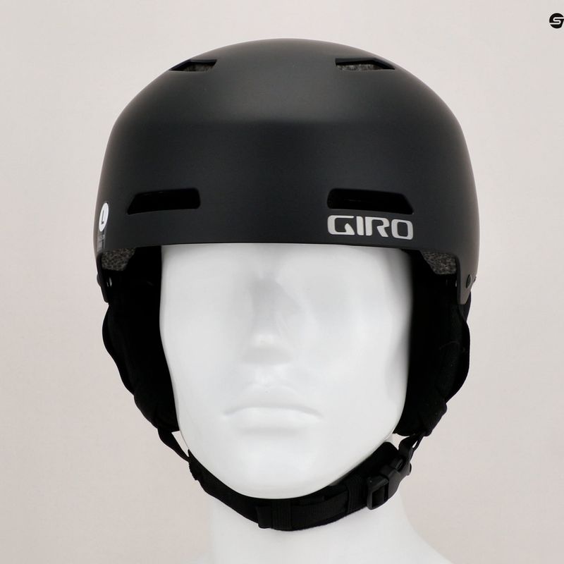 Lyžařská helma Giro Ledge FS matte black 8
