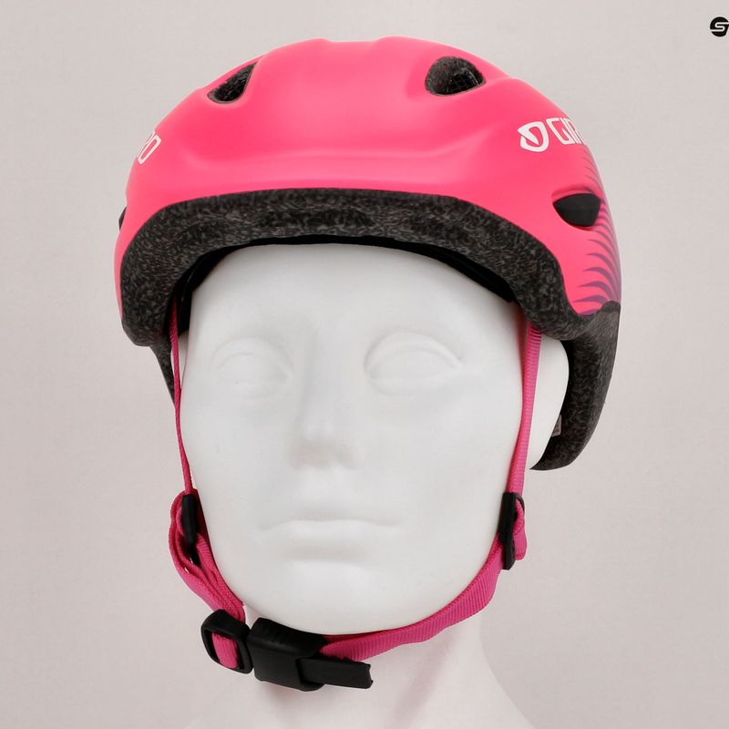 Dětská cyklistická helma Giro Scamp Integrated MIPS matte pink purple fade 8