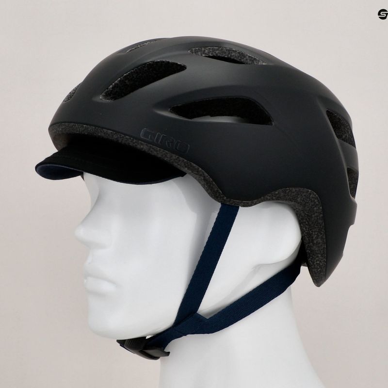 Cyklistická helma Giro Cormick XL matte black/dark blue 9