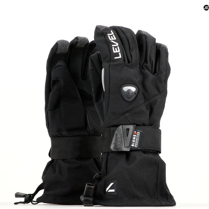 Pánské snowboardové rukavice Level Fly černé 1031 8