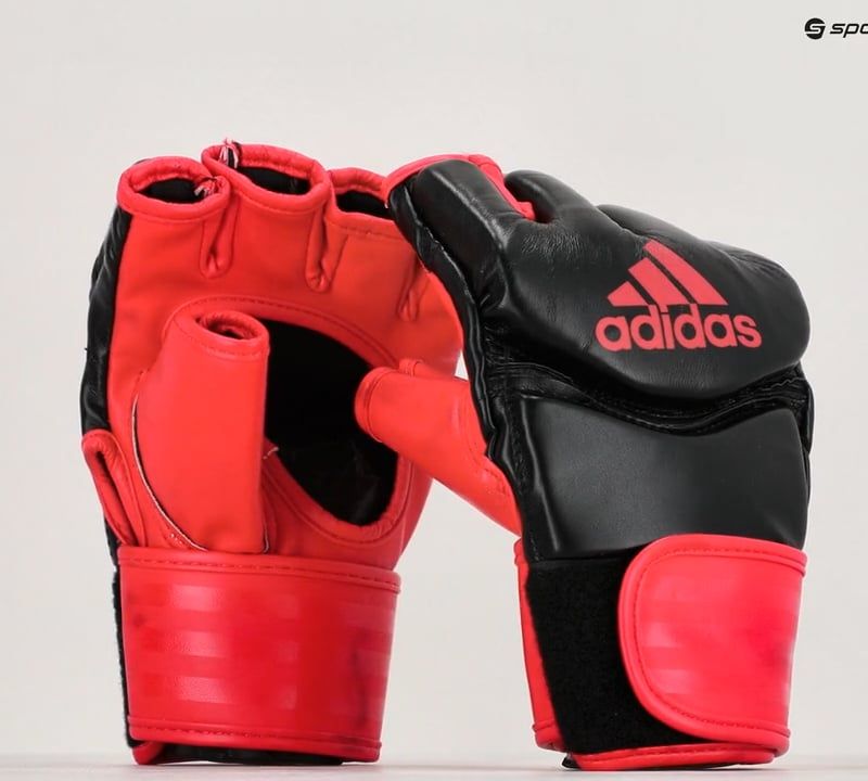 Grapplingové rukavice adidas Training červené ADICSG07 7