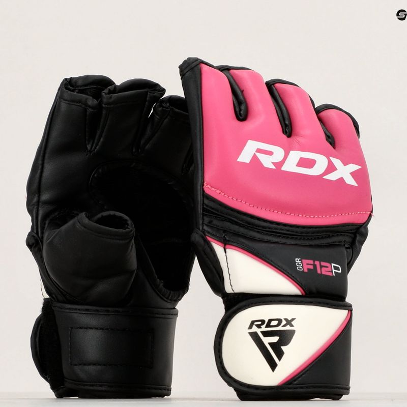 RDX Nový model grapplingových rukavic růžové GGRF-12P 11