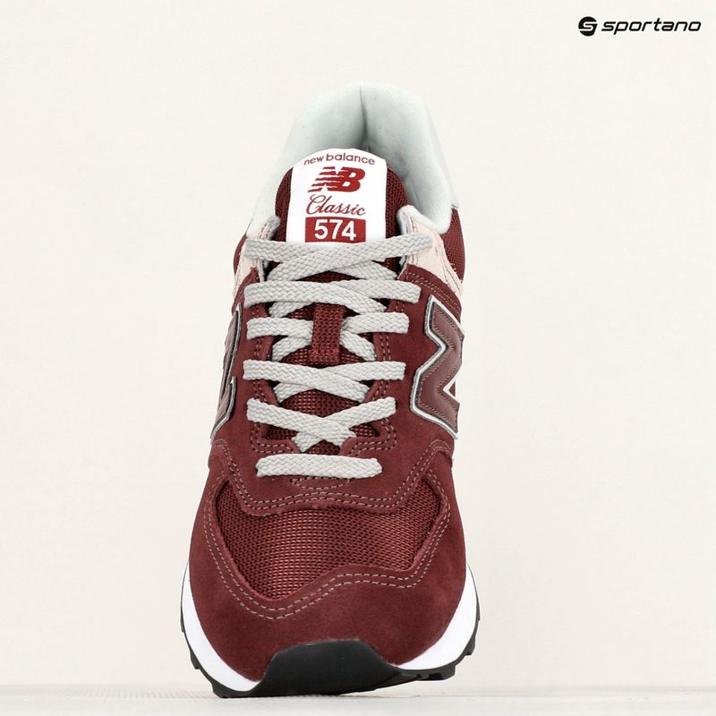 Pánské boty New Balance ML574 burgundy 8