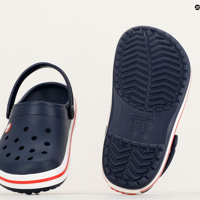 Dětské nazouváky Crocs Crocband Clog navy/red 11