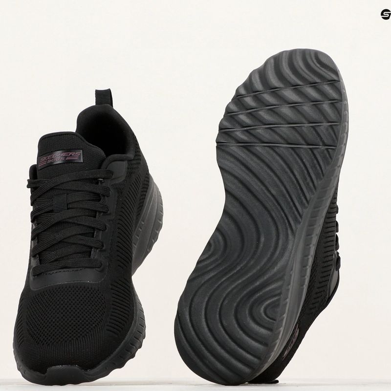 Dámské boty  SKECHERS Bobs Squad Chaos Face Off black 8