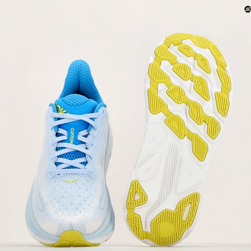 Pánské běžecké boty   HOKA Clifton 9 Wide ice water/evening primrose 8