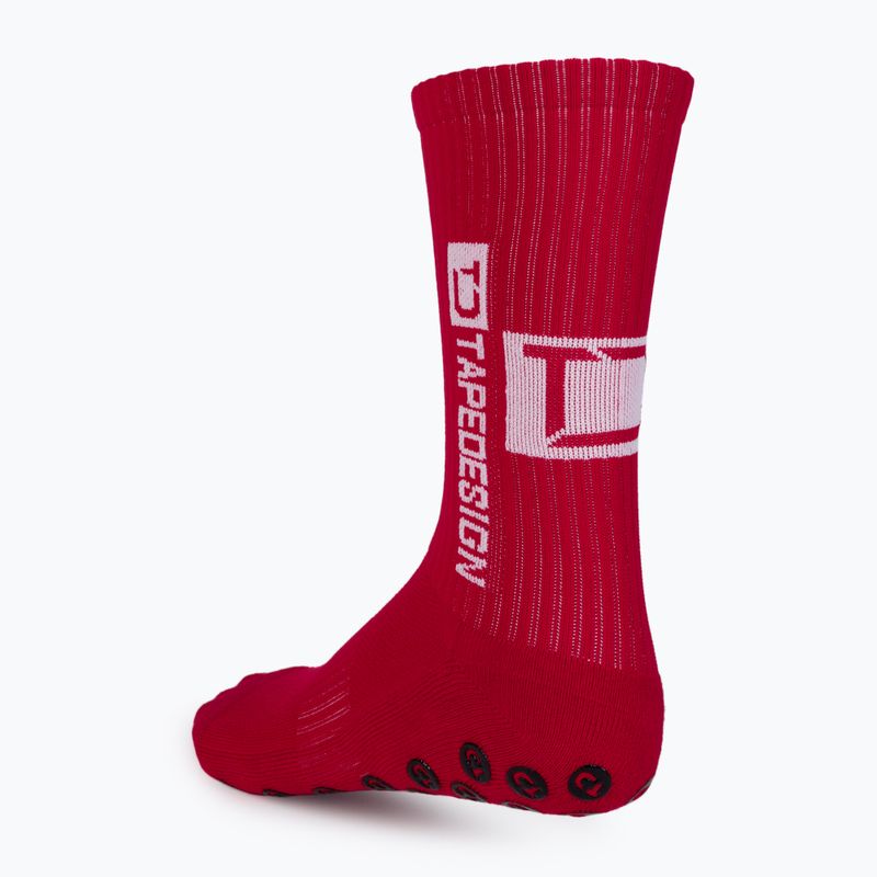 Tapedesign fotbalové štulpny protiskluzové červené TAPEDESIGN RED 2