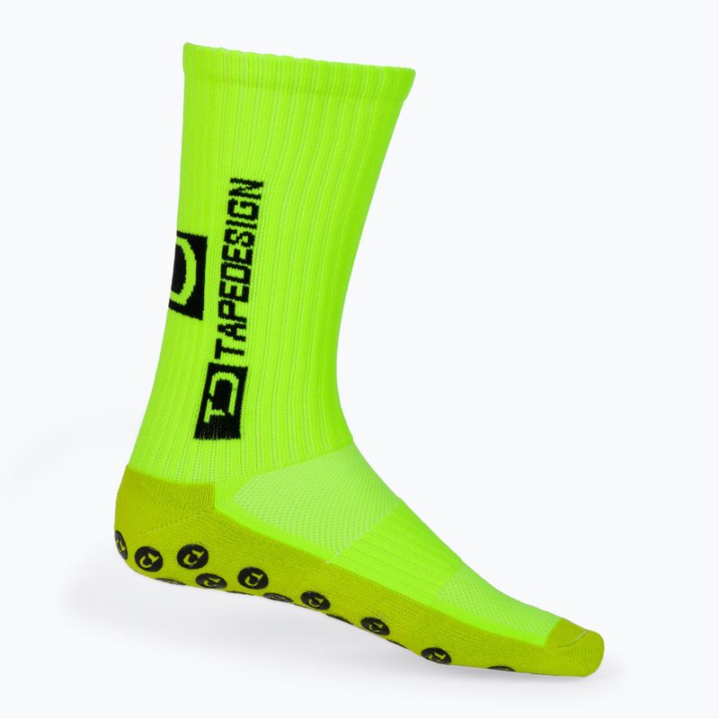 Protiskluzové fotbalové štulpny Tapedesign žluté 2