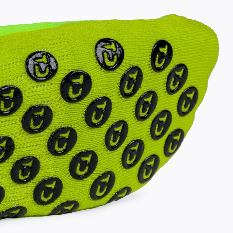 Protiskluzové fotbalové štulpny Tapedesign žluté 5