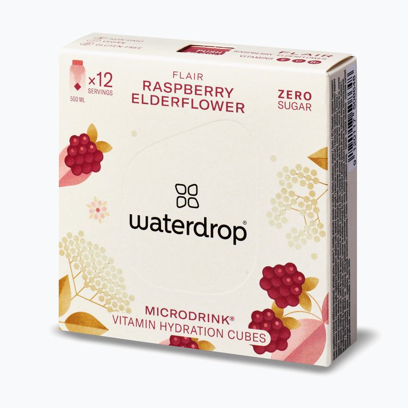 Izotonický nápoj waterdrop Microdrink Flair 12 kostek rypsberry/erdelflower 2