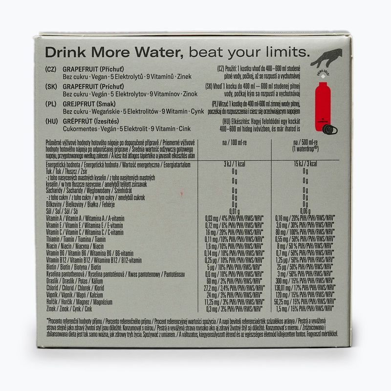 Izotonický  nápoj waterdrop Microlyte 12 kostek grapefruit 2