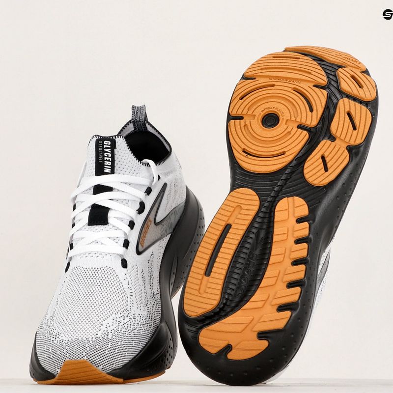 Pánské běžecké boty   Brooks Glycerin StealthFit 21 white/grey/black 12