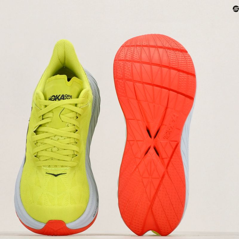 Dámské běžecké boty HOKA Carbon X 2 evening primrose/fiesta 10