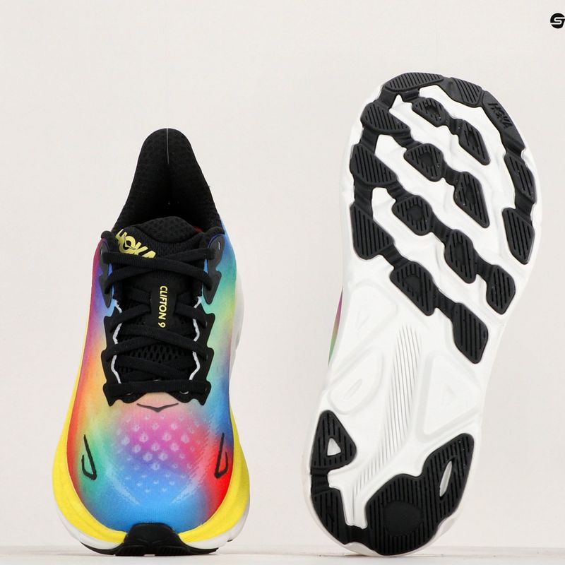 Dámské běžecké boty   HOKA Clifton 9 black/multi 12